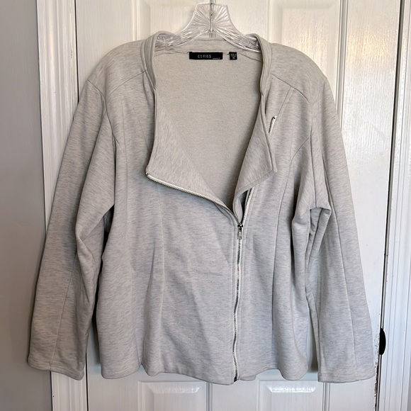 Cyrus zip up cardigan sweatshirt 1X - Picture 1 of 9